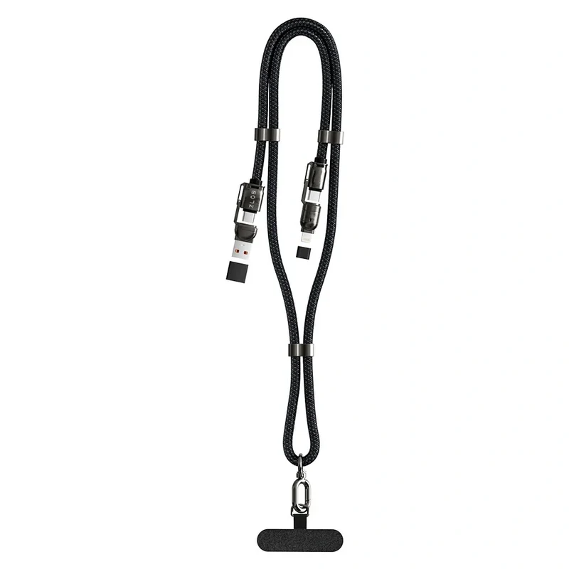 ZLOS ZC17 4-in-1 65W Charging Lanyard Adjustable Strap