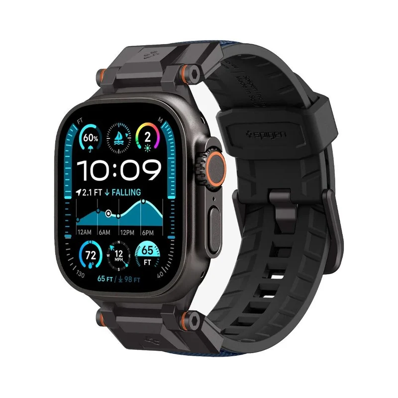 Spigen Apple Watch 49mm 46mm 45mm 44mm 42mm DuraPro Armor Band (Navy Blue)